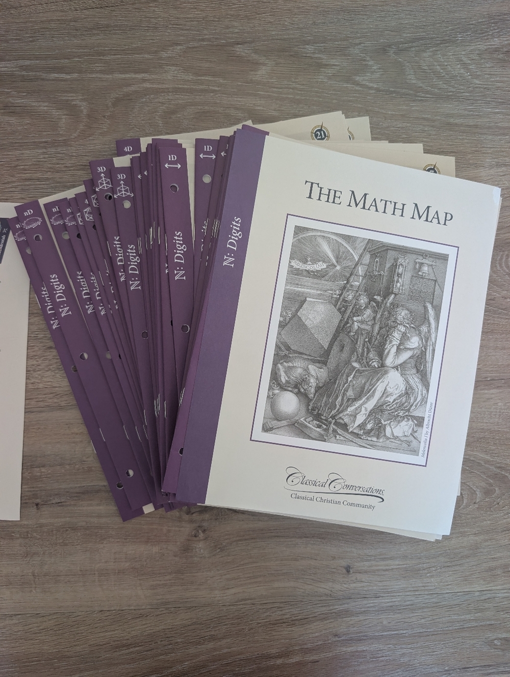 Classical Conversations Math Map Digits Curriculum NEW - Picture 2 of 5